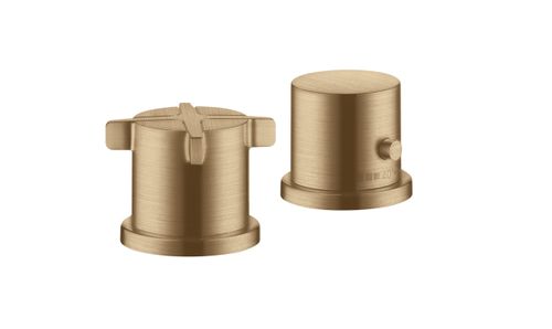 AXOR-HG-AXOR-Citterio-E-2-Loch-Wannenrandarmatur-mit-Thermostat-Brushed-Bronze-36412140 gallery number 1